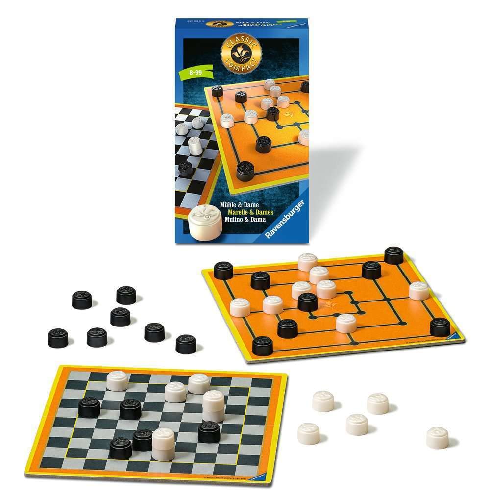 Amazon | ラベンスバーガー(Ravensburger) ミル&チェッカー ボード